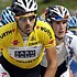 Andy Schleck w�hrend der zweiten Etappe der Tour de Suisse 2009